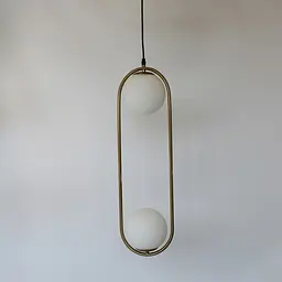 Підвісний світильник Friendlylight Hoop C Brass FL3026 - мініатюра 2