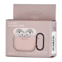 Чохол Silicone Case 1,2mm for AirPods 4 Pink Sand - мініатюра 2