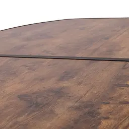 Складний стіл Bo-Camp Woodbine Oval 150x80 cm Black/Wood look (1404230), Коричневий - мініатюра 13