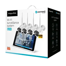 Комплект відеоспостереження Wi-Fi Kruger & Matz Connect C210 Tuya Full HD - мініатюра 8