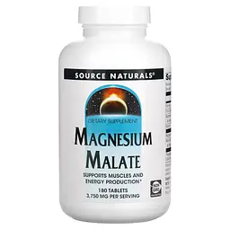 Малат Магнію Magnesium Malate 1250мг - 180 таб