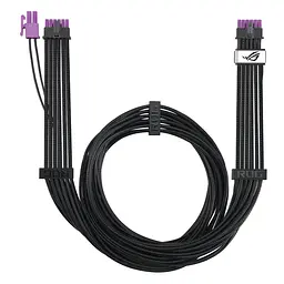 Кабель для відеокарти Asus ROG Equalizer 12V-2x6 ATX 3.1 & PCIe 5.1 Black (90YE00BN-B0QA00) - мініатюра 3
