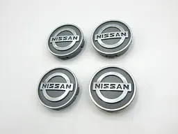Емблеми коліс Nissan (Сірі + Хром) 59 мм (4 шт) - мініатюра 2