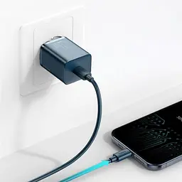 МЗП Baseus Super Si Quick Charger 1C 20W EU Blue - мініатюра 3