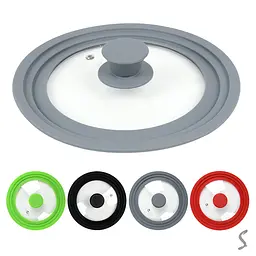 Кришка скло з силіконовим обідком Style d22-24-26 см R41271-24