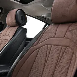 Накидки для передніх сидінь Алькантара Elegant ANCONA Коричневі Передні 2 шт (700 805) - мініатюра 3