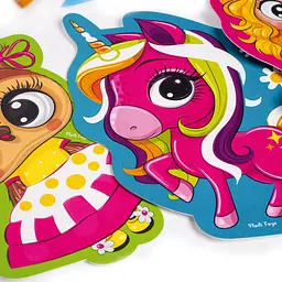 Набір для творчості Vladi Toys Glitter Art Казкові принцеси укр. мова (VT4501-10) - мініатюра 4