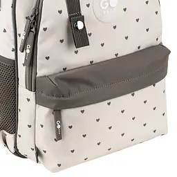 Рюкзак GoPack Education 182M Beige Polka Dots Бежевий (GO26-182M-3) - мініатюра 9