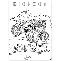 Розмальовка 1 Вересня Monster Truck 12 сторінок (742810) - мініатюра 3