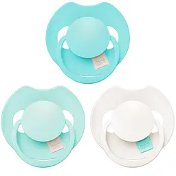 Пустушка силіконова динамічна LOVI Prime Tutti Frutti 18+ міс Aqua Green 3 шт. (34/453)