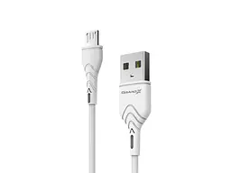 Кабель Grand-X USB-micro USB PM-03W 3A, 1m, CU, Fast Сharge, White, BOX