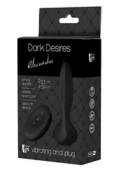 Анальна пробка Dark Desires Alexandra 13.3 см (чорний) - мініатюра 5