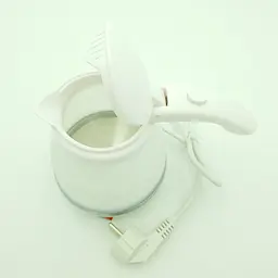 Дорожній чайник силіконовий складаний дисковий 0.75л 700Вт 220В Foldable Travel Kettle білий - мініатюра 9