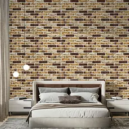 Самоклеюча 3D панель Sticker Wall 700x700x4мм Клінкер цегла пісочна 415 SW-00000770 - мініатюра 5
