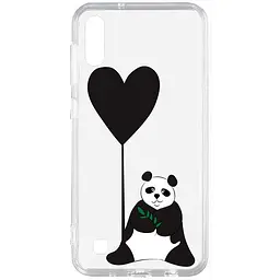 Чехол-накладка Toto Acrylic+TPU Print Case Samsung Galaxy A10 #53 Panda B Transparent