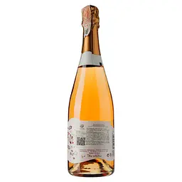 Вино ігристе Cami de Flors Cava Brut Rose, рожеве, брют, 0,75 л - мініатюра 2