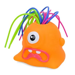 Дитяча іграшка-антистрес Монстрик FG231109065Q(Orange) звук та світло, 5 см