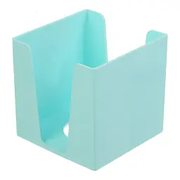 Бокс для паперу Buromax Pastel пластиковий м'ятний 90 х 90 х 90 мм (BM.6360-38)