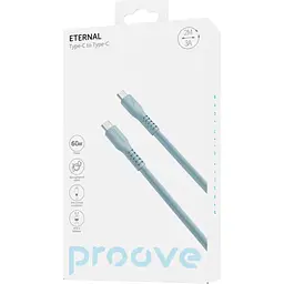 Кабель Proove Eternal USB-C to USB-C 60W 2m Light Blue (CCET60002228) [131030] - мініатюра 2