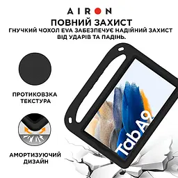 Защитный EVA-чехол AIRON Premium для Samsung Galaxy Tab A9 2023, черный - мініатюра 4
