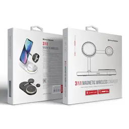 Зарядний пристрій Armorstandart Wireless Charging H101 3 in 1 Magnetic White (ARM78102) - мініатюра 7