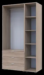 Комплект Doros Гелар з Етажеркою Дуб Сонома 2 ДСП 115.7х49.5х203.4 (42005041) - мініатюра 2