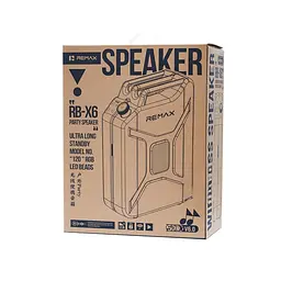 Портативна колонка REMAX RB-X6 Outdoor Party Wireless Portable Speaker,120W, Black - мініатюра 2