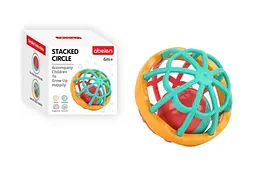 Брязкальце м'ячик Stacked Circle Abeien 52008 в коробці р.11x11x11 см YG Toys