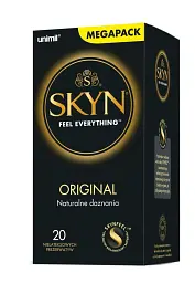 Презервативи Skyn Original безлатексні 20 шт — поліізопренові презервативи з природними відчуттями