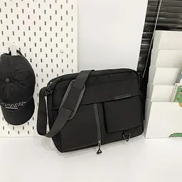 Тексильна сумка через плече Confident TB1-T-225A чорна - мініатюра 4