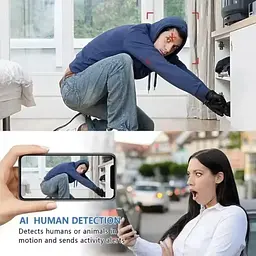 WiFi-камера X5 1080P HD - міні-камера спостереження з нічним баченням, детектором руху, широким кутом 140° - мініатюра 18
