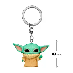Брелок Funko Pop серії Мандалорець - Малюк Ґрогу (53043) - мініатюра 2