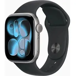 Смарт-годинник Apple Watch Series 11 GPS 42mm Space Grey Aluminium Case with Black Sport Band - S/M (MEQW4RK/A)