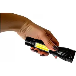 Акумуляторний ліхтар X-Balog BL-W545 1011 CREE T6 світлодіодний ручний Zoom 18650 - мініатюра 8