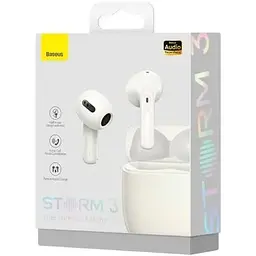 Навушники Baseus Storm 3 Bluetooth білі NGTW140102 - мініатюра 5
