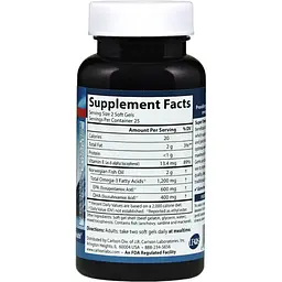 Супер Омега-3 Carlson Super Omega-3, 1200 мг 100+30 желатинових капсул - мініатюра 2