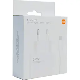 Мережевий зарядний пристрій Xiaomi HyperCharge 67W + Cable USB-A - USB-C (BHR9465EU) [132390] - мініатюра 5