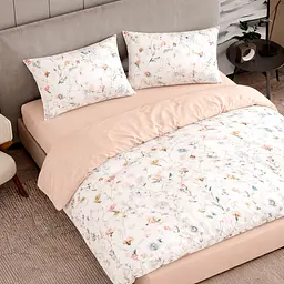 Комплект постільної білизни LoveYouHome Полуторна 150×215 Бязь Gold Затишок Мультиколір (7186) - мініатюра 5