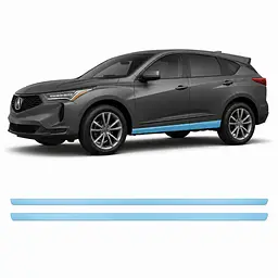 Антигравійна захисна бронеплівка за лекалами для Acura RDX TC1 facelift 2022 - нижня зона кузова пороги