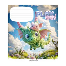 Зошит Школярик Play now 12 аркушів клітинка (012-3556K), в асортименті - мініатюра 3