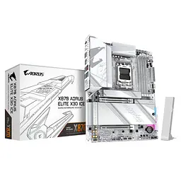 Материнська плата Gigabyte X870 AORUS ELITE X3D ICE (X870 AORUS ELITE X3D ICE) (Socket AM5, AMD X870, ATX) - мініатюра 5