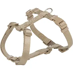 Шлея Trixie Premium H-harness для собак XS-S 30-44 см 10 мм пісочний