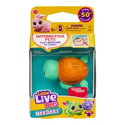 Інтерактивна іграшка Moose Little Live Pets NeeDees Sandee Turtle міні черепашка зі звуками електронний улюбленець 50+ звуків від 5+ (SKU-250) - мініатюра 2