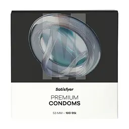 Презервативи - Satisfyer Premium Condoms 53 мм (M), 100 шт.