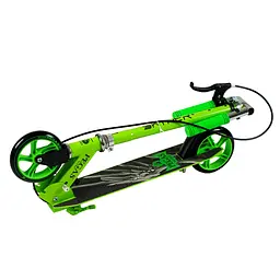 Самокат Skyper Pegas 68-89х54.5 см Зелено-чорний 000283564 - мініатюра 7