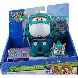 Ігровий набір Super Wings Transforming Тіно та улюбленець (EU770447) - мініатюра 2