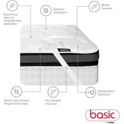 Наматрацник Sonex Basic Platinum 160х200 см (SO102339) - мініатюра 4