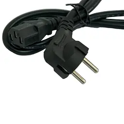 Кабель живлення CEE 7/7-C13 1.2 м, 10A 250V для комп'ютера, монітора, УПС - мініатюра 5