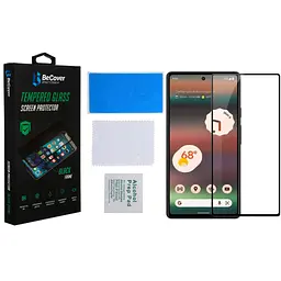 Скло захисне BeCover Google Pixel 6A Black (708757) - мініатюра 2