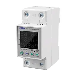 Реле напруги та струму на DIN-рейку TOMZN TOVPD1-63VAE colorful 63A, моніторинг енергоспоживання (51-00136) - мініатюра 2